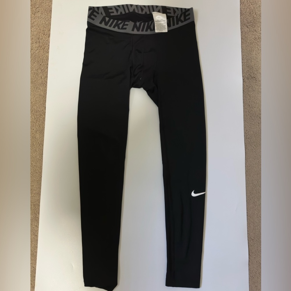 Nike Dri-FIT Compression Leggings - Black and Gray